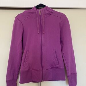 Under Armour Women’s purple full zip Cold Gear hoodie